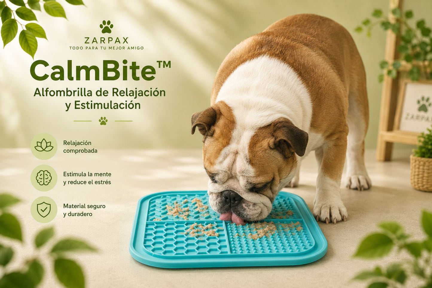 CalmBite™: Alfombrilla de Relajación y Estimulación