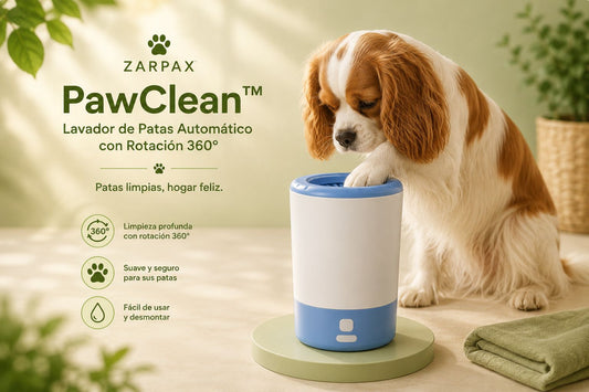 PawClean™: Lavador de Patas Automático con Rotación 360°