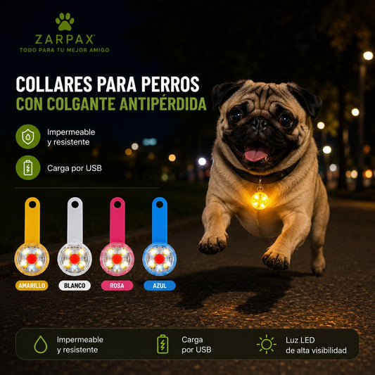 GlowGuard™: Luz LED de Seguridad para Paseos Nocturnos