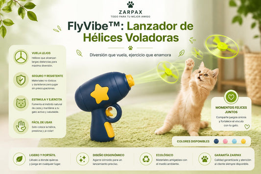FlyVibe™: Lanzador de Hélices Voladoras