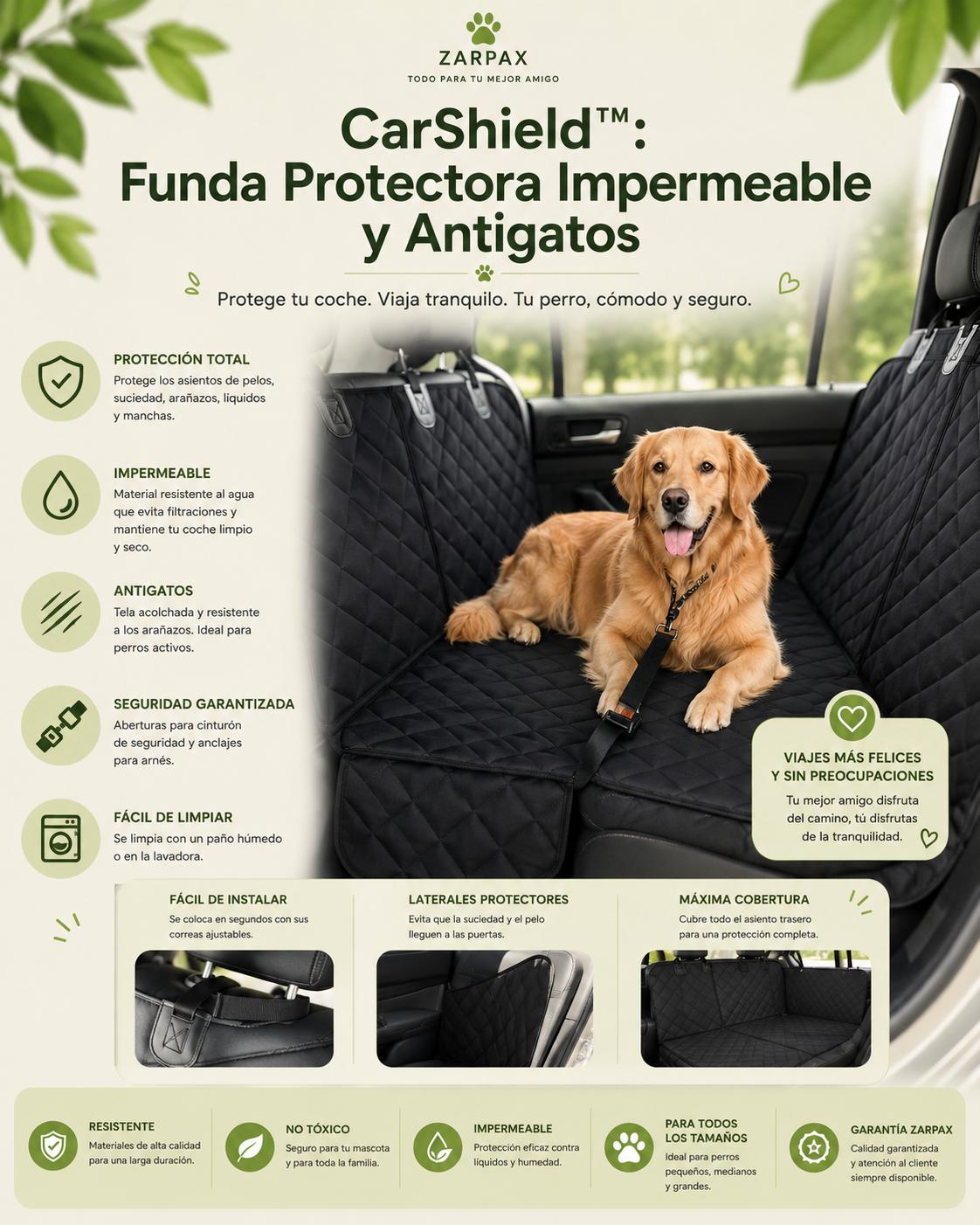 CarShield™: Funda Protectora Impermeable