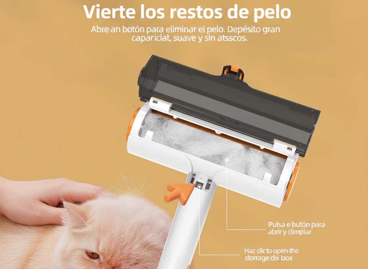 LintPure™: Rodillo Recolector de Pelo Infinito